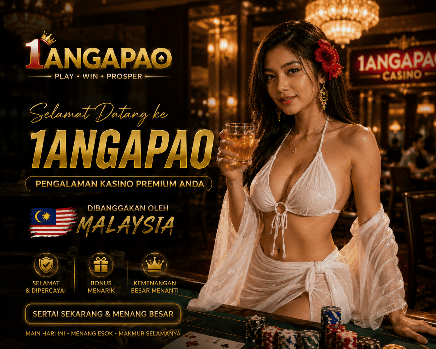 1angpao Malaysia: kasino dan akses bonus